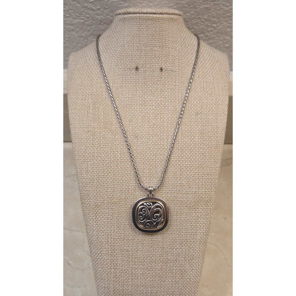 Brighton Spin Master Reversible Pendant Necklace 16-18"